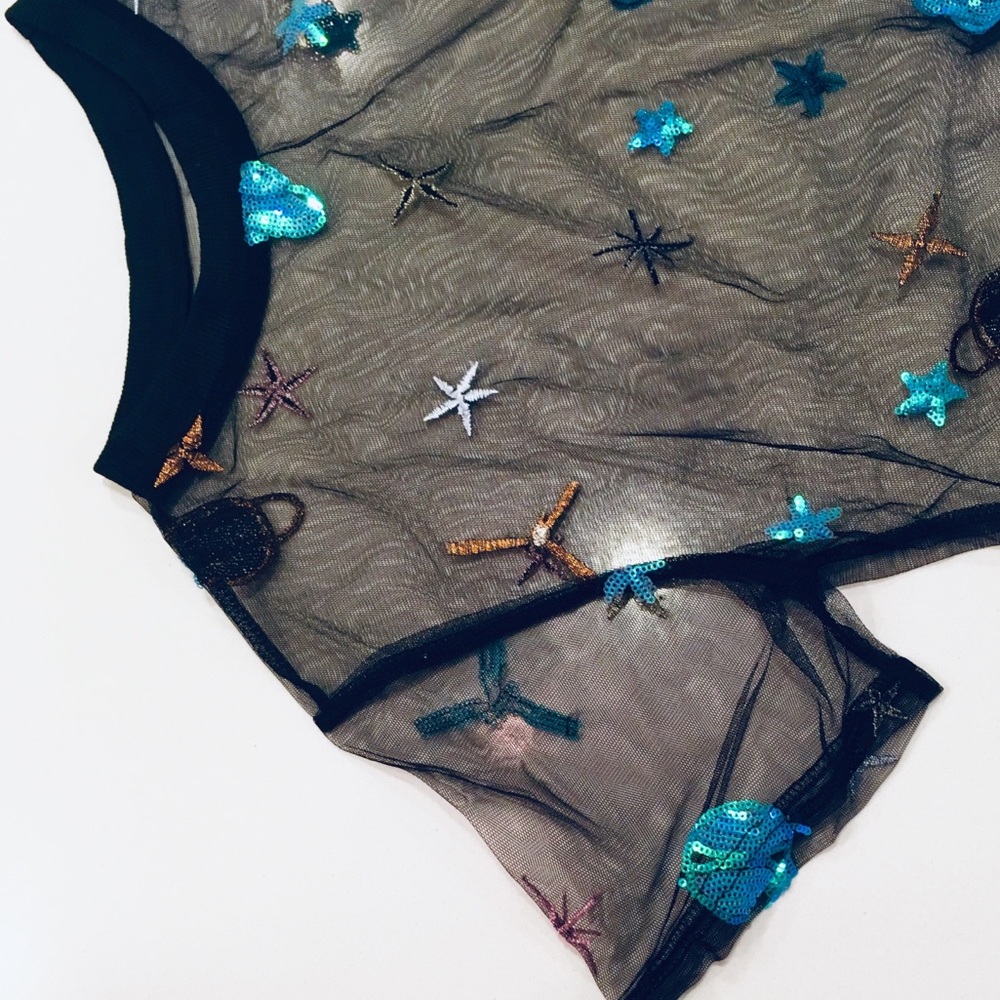 Planet mesh top 💫 - Picture 6 of 7